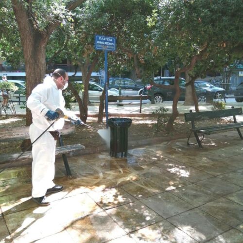 Δήμος Αθηναίων: Καθημερινές, μαζικές απολυμάνσεις στο κέντρο και τις γειτονιές