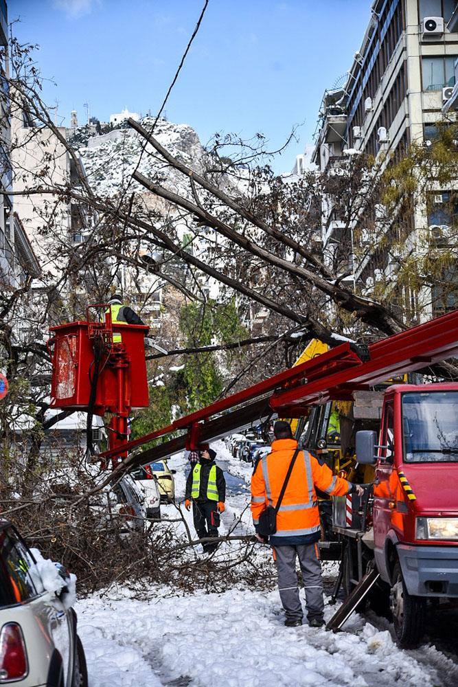 Χιόνια Αθήνα