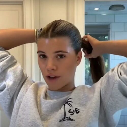 Σοφία Ρίτσι: Το μυστικό για το τέλειο Slicked-Back Bun