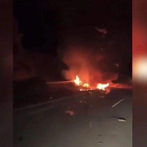 Ντιόγκο Ζότα: Νέο συγκλονιστικό βίντεο με το φλεγόμενο αυτοκίνητο